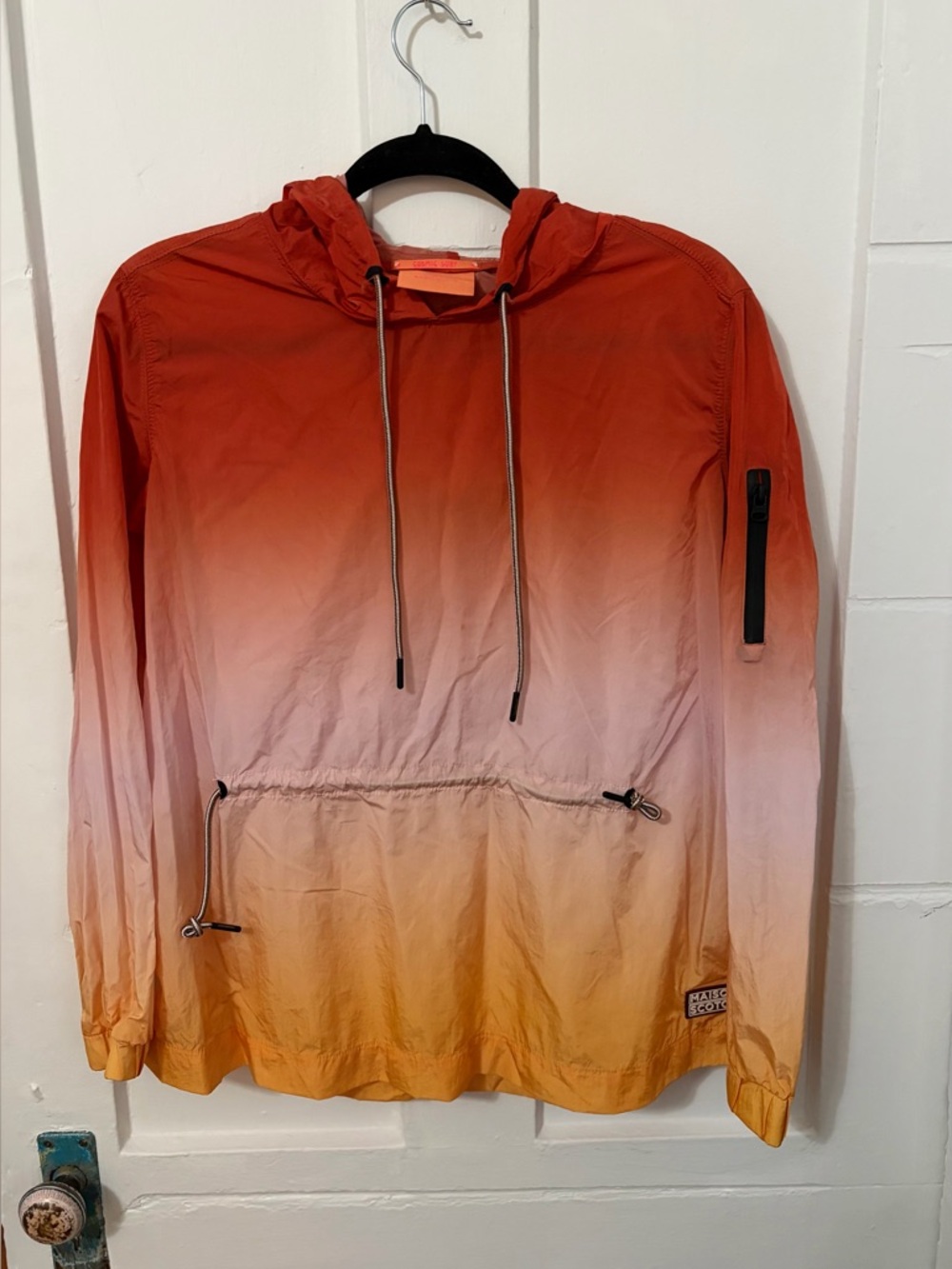Maison Scotch Women's Orange and Yellow Jacket